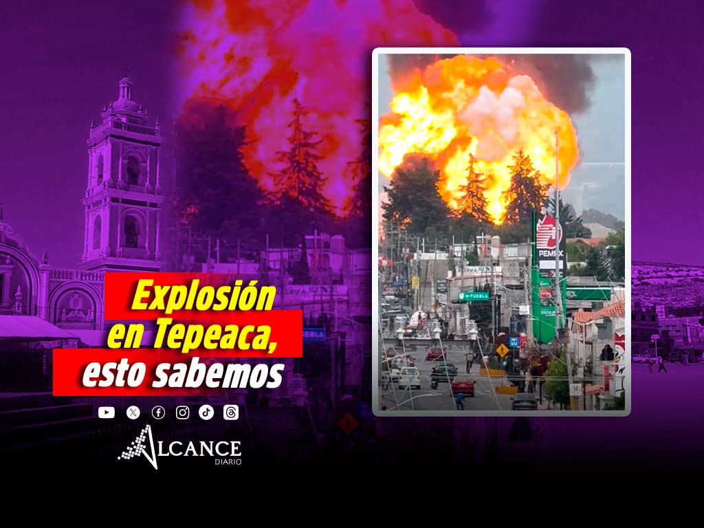 Explosión de pipa en Tepeaca causa evacuación de más de mil 700 estudiantes de Centro Escolar