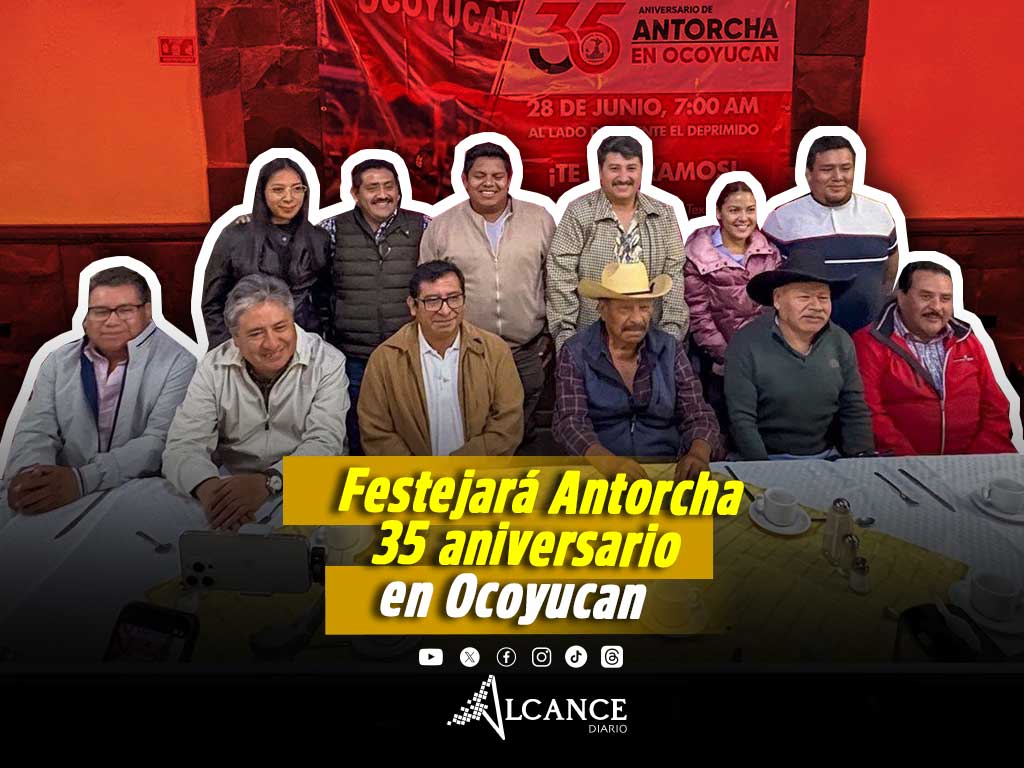 Antorcha celebrará 35 años de presencia en Ocoyucan con acto masivo junto al puente deprimido
