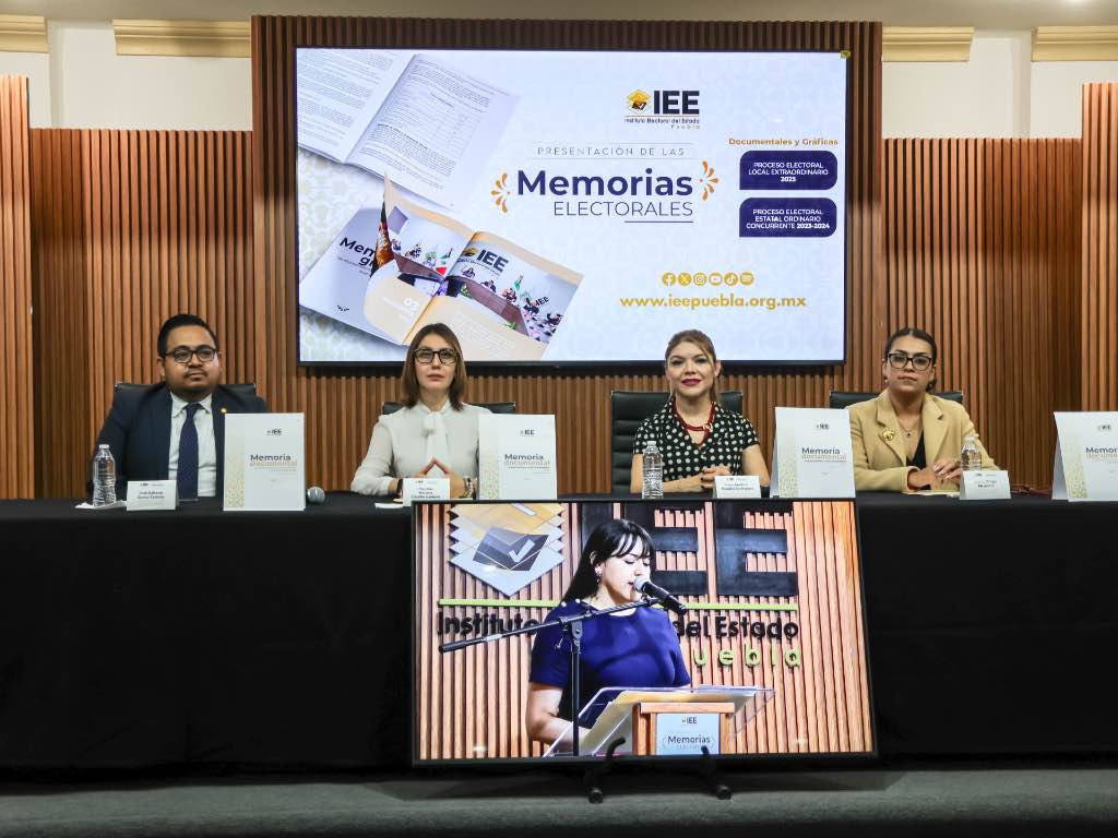 Presenta IEE Memoria Documental y Gráficas de los Procesos Electorales 2023-2024 y 2025
