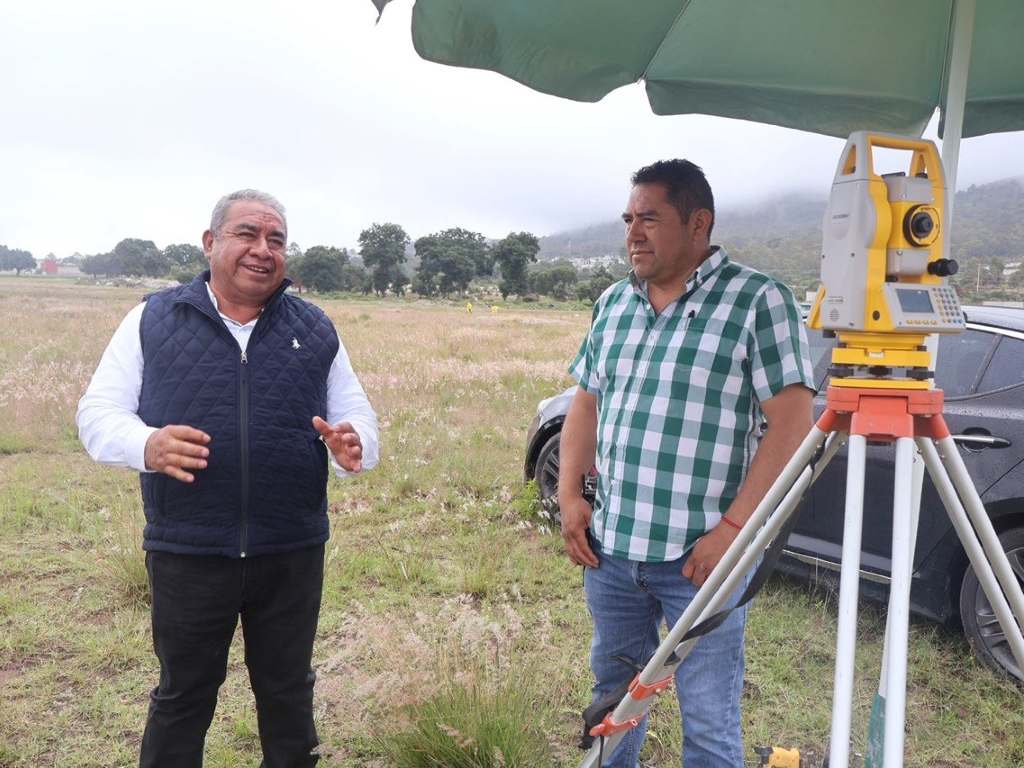 Inician trabajos topográficos en predio destinado para Hospital del IMSS en Amozoc