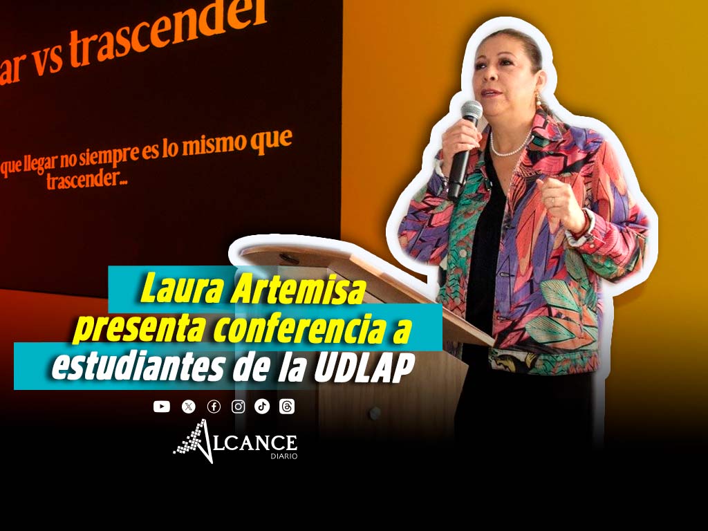 Presenta Laura Artemisa García conferencia a estudiantes de la UDLAP con llamado al liderazgo humanista
