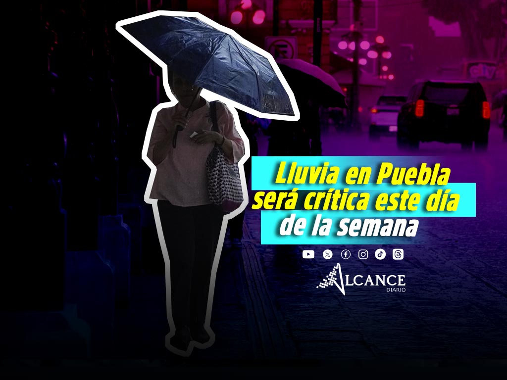 Alertan por intensas lluvias durante los próximos días en Puebla: viernes 5 de junio será crítico