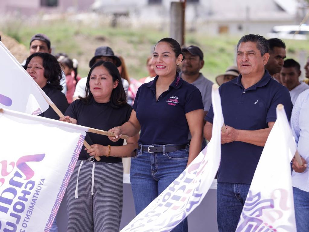 Inicia Lupita Cuautle ampliación de infraestructura hidráulica en San Antonio Cacalotepec