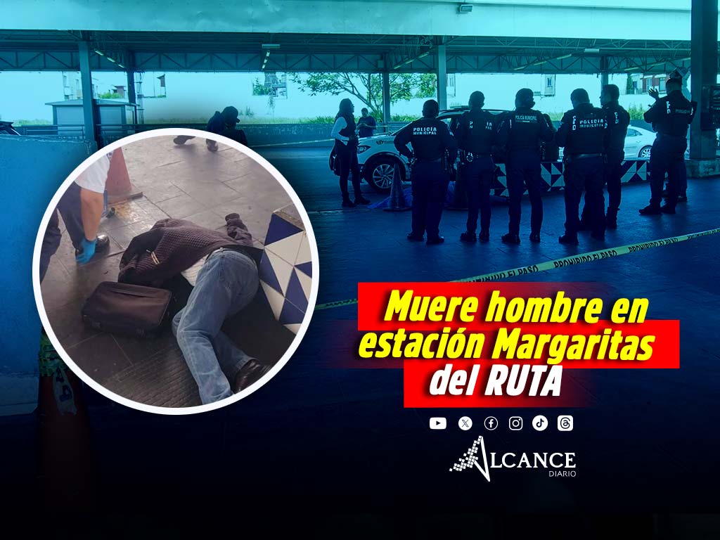 Muere hombre en estación Margaritas de la Línea 2 del RUTA en Puebla