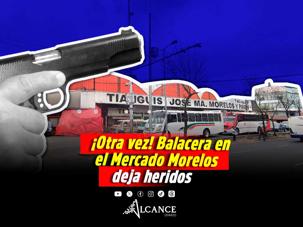 Balacera en el Mercado Morelos deja al menos tres personas heridas; despliegan operativo policial