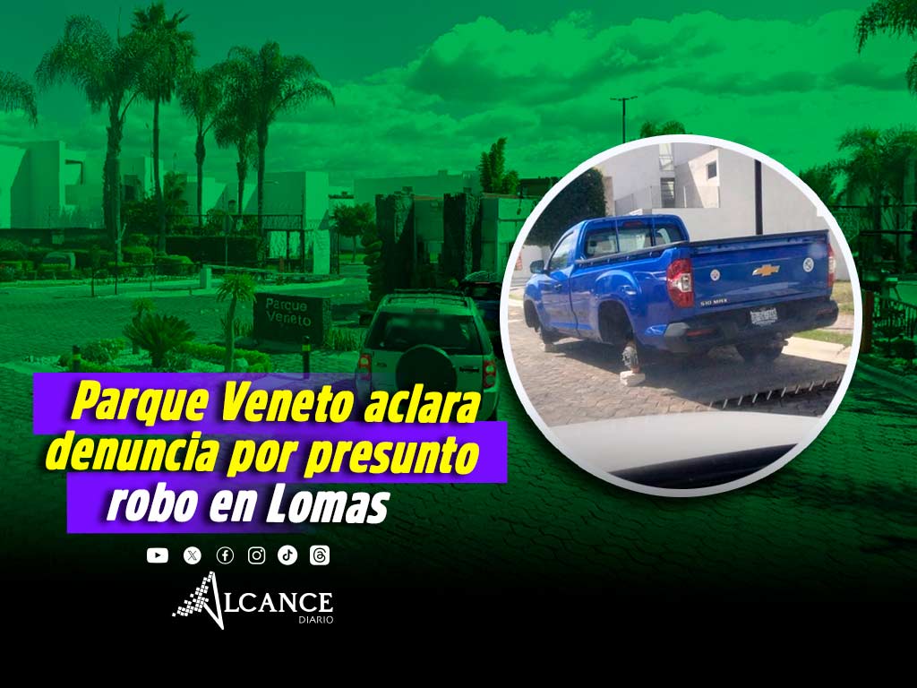 ¿Desvalijan camioneta dentro de Lomas? Parque Veneto aclara qué pasó