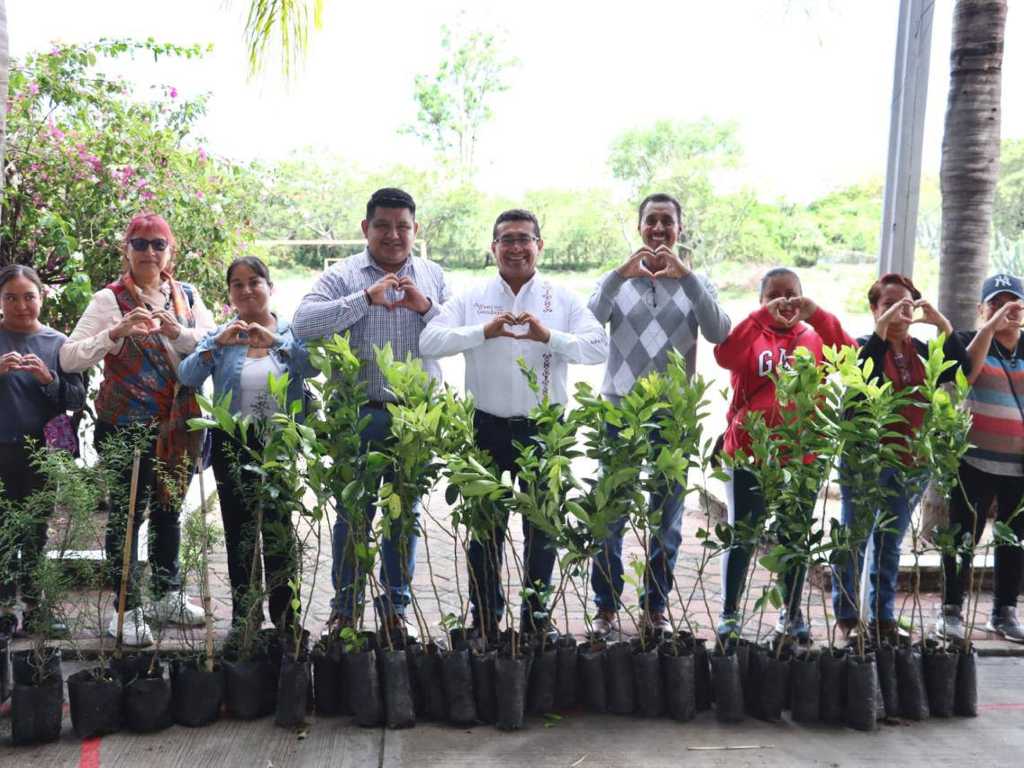 Impulsa Pável Gaspar jornadas de reforestación en San Juan Epatlán y Chiautla de Tapia