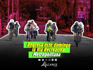 Regresa la Vía Recreativa Metropolitana este domingo, cada edición reúne a más de ocho mil personas