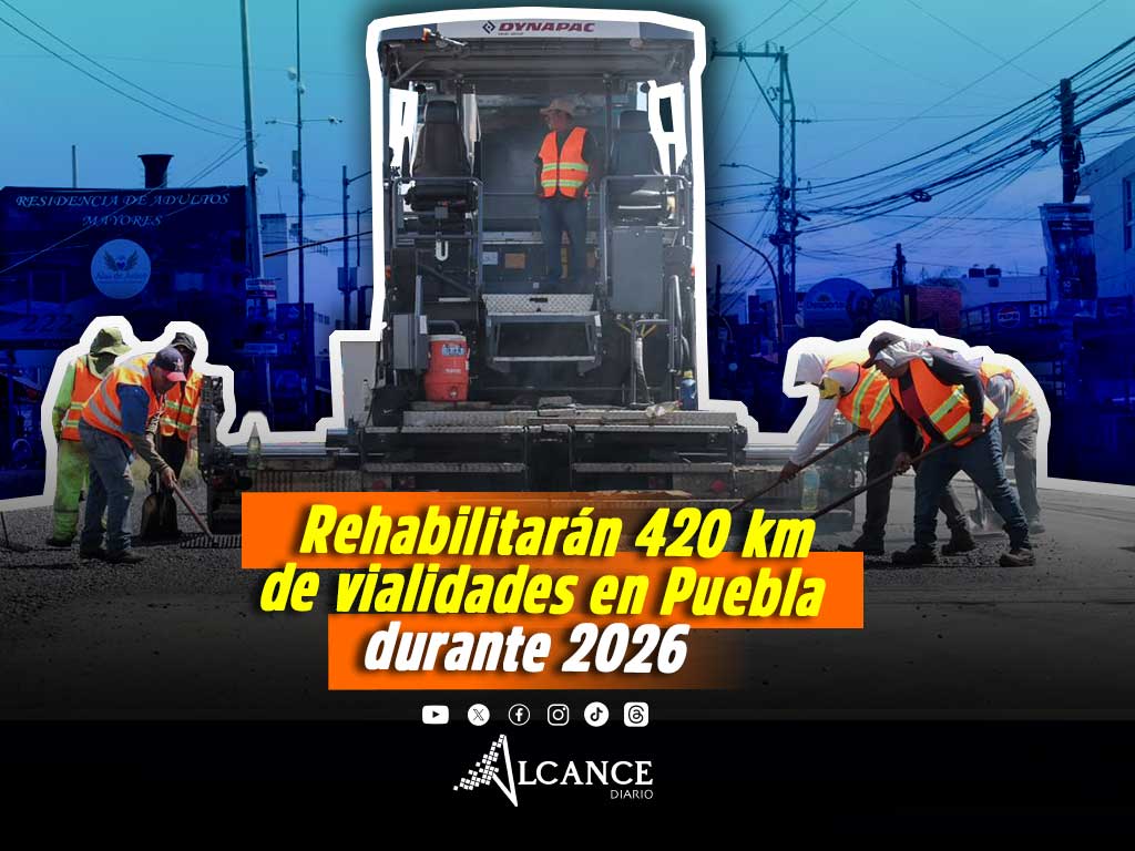Destaca Sheinbaum estrategia de Armenta para pavimentación con maquinaria propia: van por 420 km de vialidades