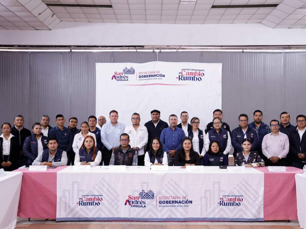 Realiza Gobierno de San Andrés Cholula reunión de trabajo y supervisión con juntas auxiliares