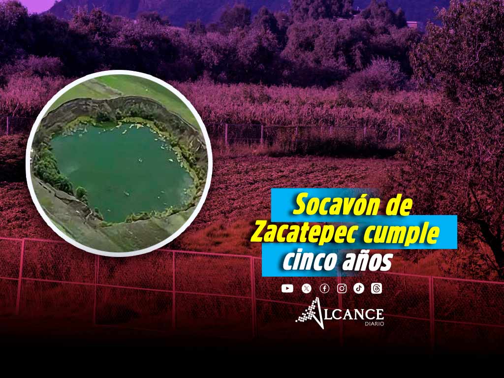 Socavón de Zacatepec cumple cinco años: lluvias agravan fisuras, denuncian