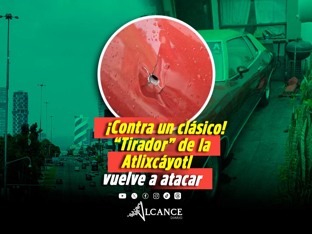 Reportan presunto nuevo ataque del “tirador” de la Atlixcáyotl; le da a un Mustang del 75