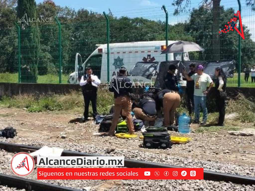¡Trágico! Muere hombre arrollado por el tren en Santa Margarita, en límites de Puebla y Amozoc
