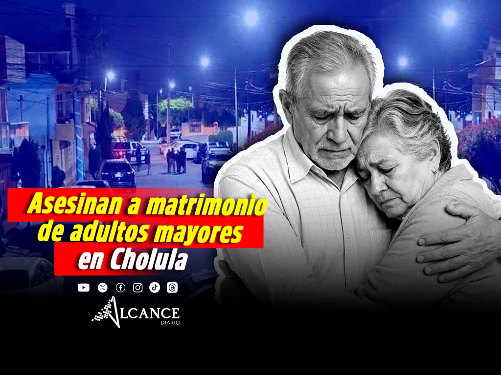 Matrimonio de adultos mayores es asesinado en San Pedro Cholula; detienen a un familiar