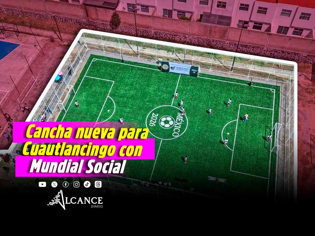 Entregan cancha de fútbol 5 en el Deportivo Uranga de Cuautlancingo