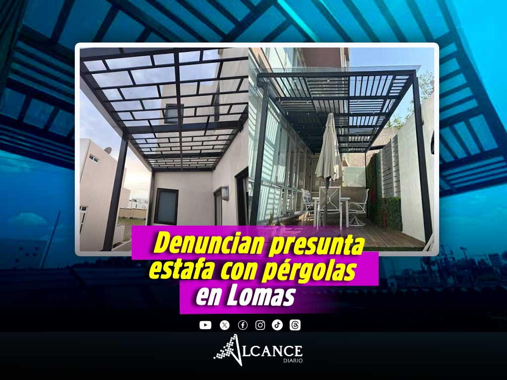 denuncian presunta estafa con pérgolas en Lomas
