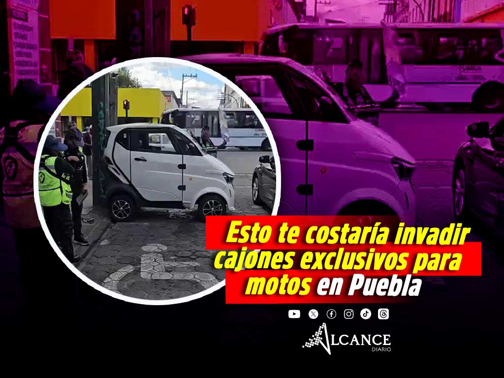 Multas por ocupar cajones exclusivos para motocicletas alcanzan hasta 12 días de salario
