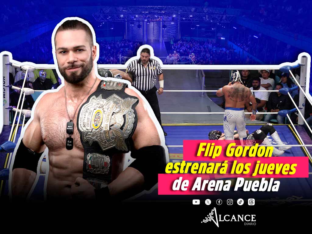Arena Puebla presenta función internacional con Flip Gordon y Volador Jr.; conoce la cartelera y precios