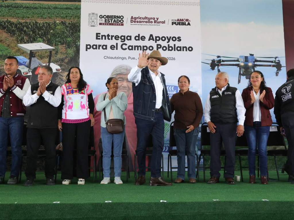 Armenta entrega apoyos por más de 25.6 millones en Huejotzingo