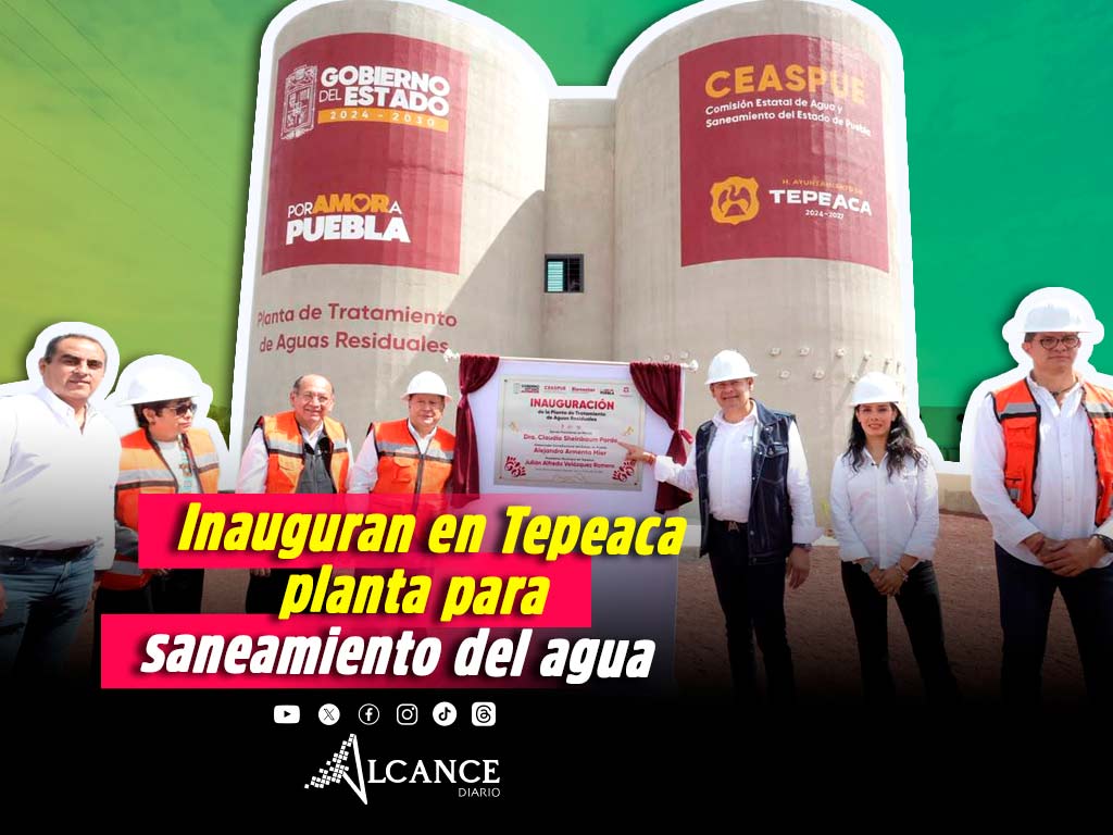 Puebla impulsa el saneamiento del agua con nueva planta de tratamiento en Tepeaca
