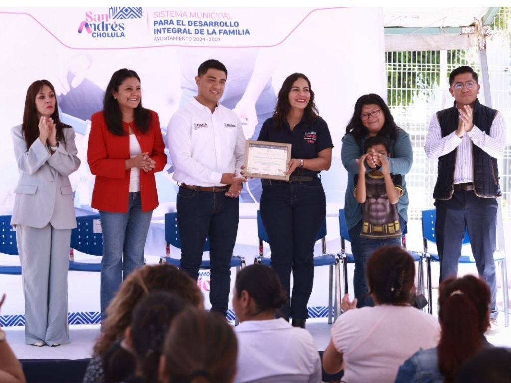 Lupita Cuautle consolida primer Centro de Rehabilitación Integral en San Andrés Cholula