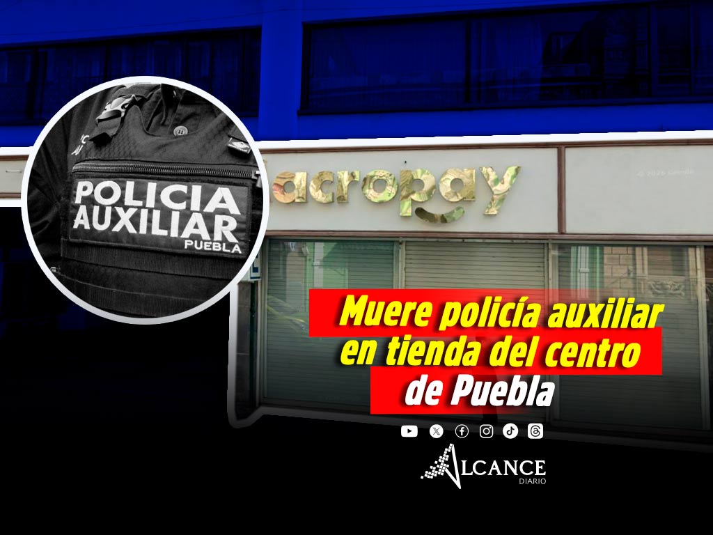 Segundo policía auxiliar muere con su arma en Puebla; investigan nuevo caso en negocio del Centro
