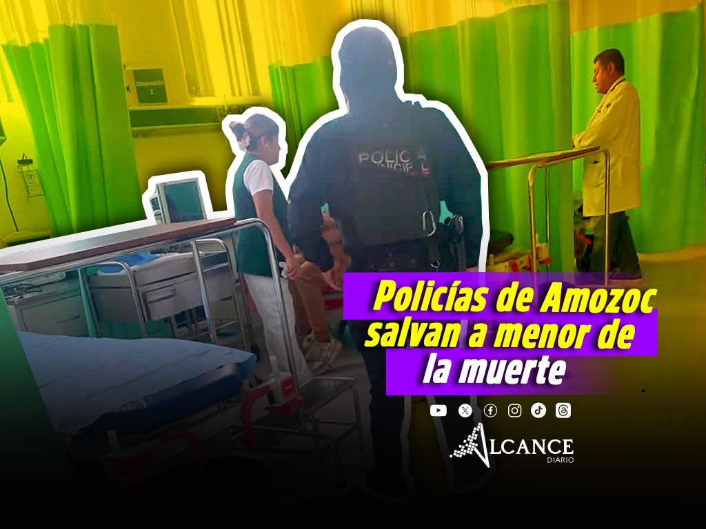 Policías de Amozoc salvan a una menor que se asfixiaba durante patrullaje preventivo