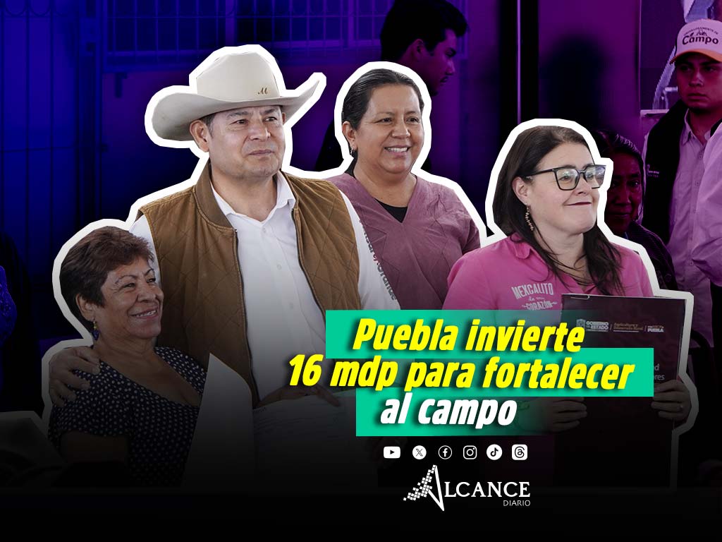 Puebla refuerza al campo con maquinaria e insumos con una inversión de 16 millones de pesos