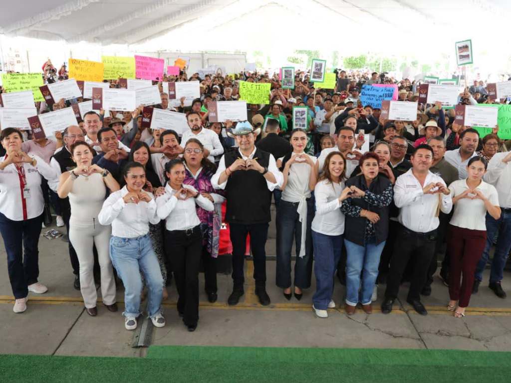 Gobierno estatal consolida bienestar en Quecholac con Obra Comunitaria