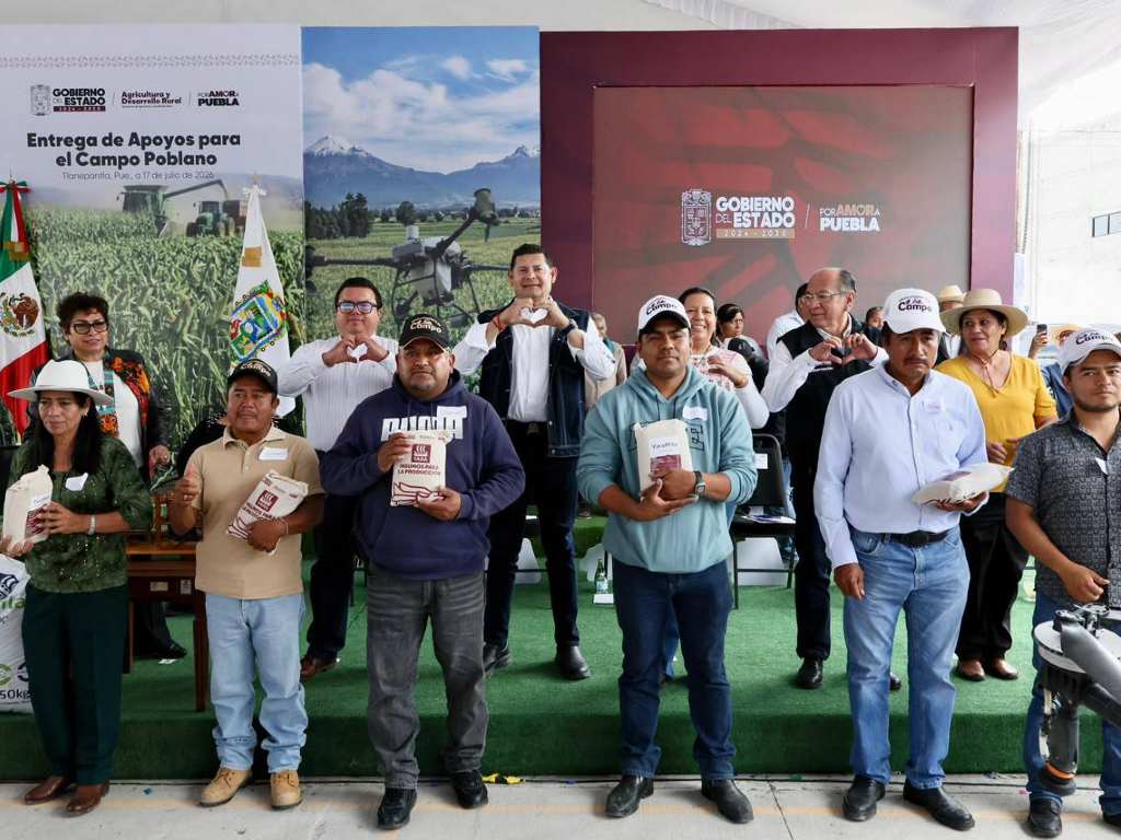 Impulsa Alejandro Armenta el campo poblano con tecnología, maquinaria y recuperación de 200 mil hectáreas