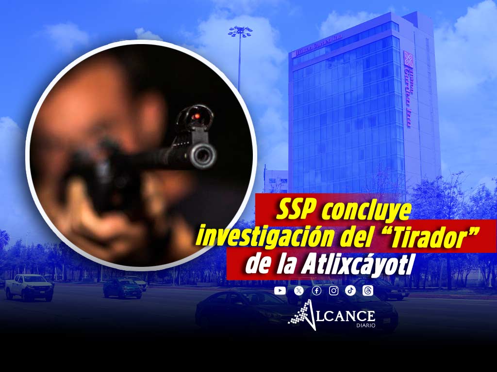 SSP concluyó investigación sobre Tirador de la Atlixcáyotl; aprehensión corresponde a FGE