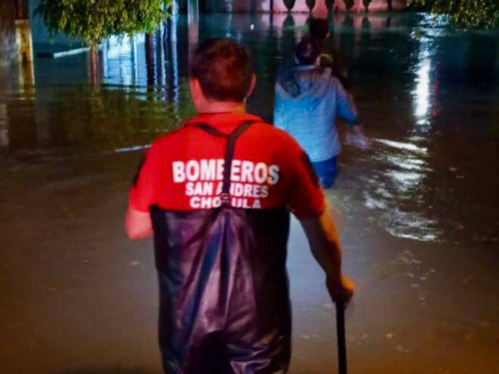 Mantiene San Andrés Cholula acciones permanentes de atención tras lluvias en el municipio