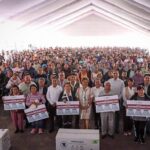 Entrega Omar Muñoz 845 calentadores solares más a familias de Cuautlancingo