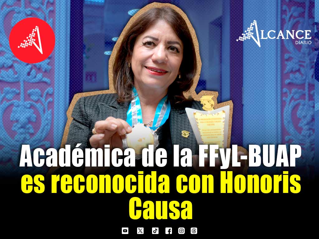 Diana Hernández, académica FFyL-BUAP, recibe Doctorado Honoris Causa por la OIICE