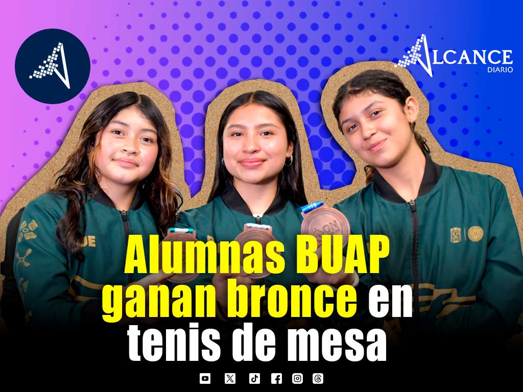 Estudiantes BUAP conquistan bronce en tenis de mesa en la Olimpiada Nacional CONADE 2026