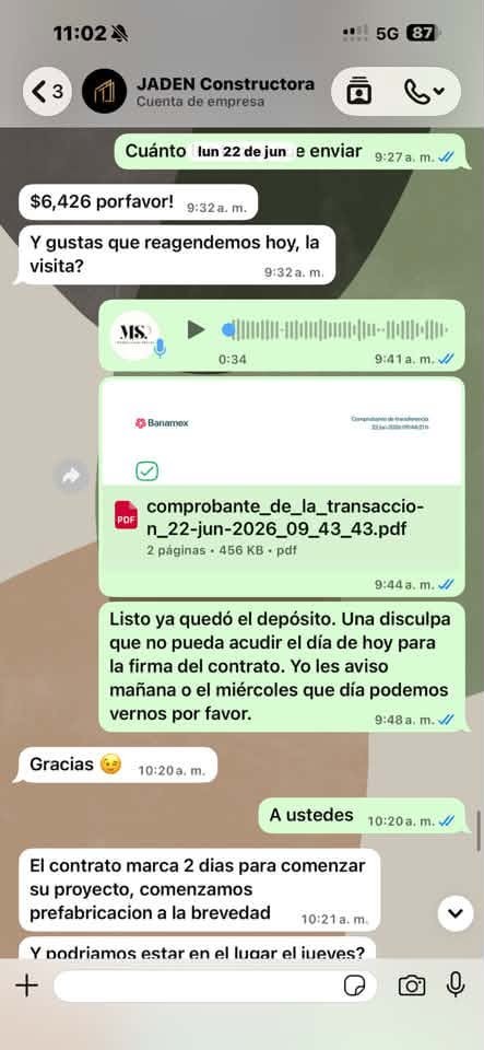 Denuncian a “constructora” por presunto incumplimiento en instalación de pérgola en Lomas