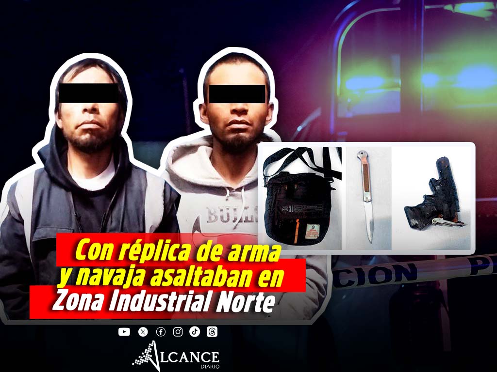 Detienen a dos por robo a transeúnte en lateral de la autopista México - Puebla