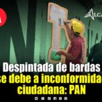 Se deslinda PAN de campaña de “bardas blancas”; “es inconformidad ciudadana”: Micalco
