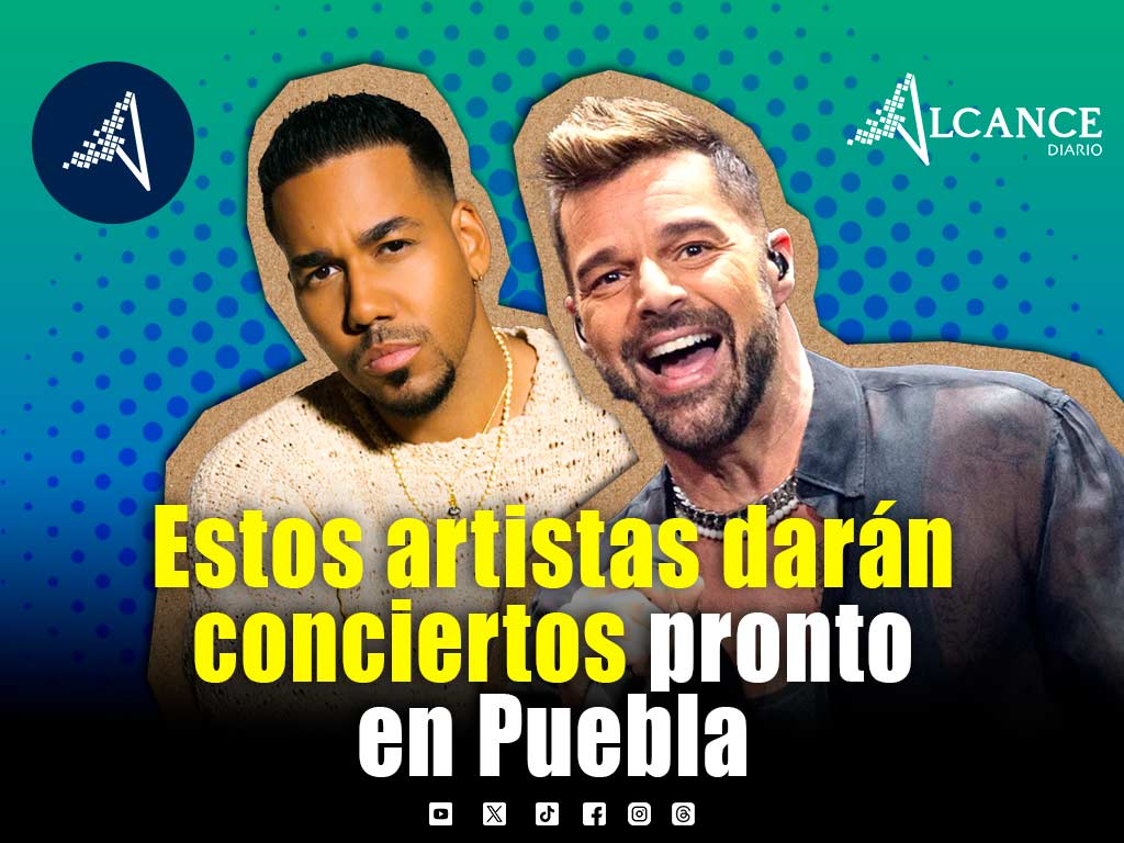 ¡Puebla se prepara para una lluvia de conciertos! Ricky Martin, Romeo Santos y más artistas llegarán