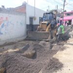 Supervisa Gobierno de la Ciudad construcción de red de alcantarillado sanitario en la Junta Auxiliar Ignacio Romero Vargas