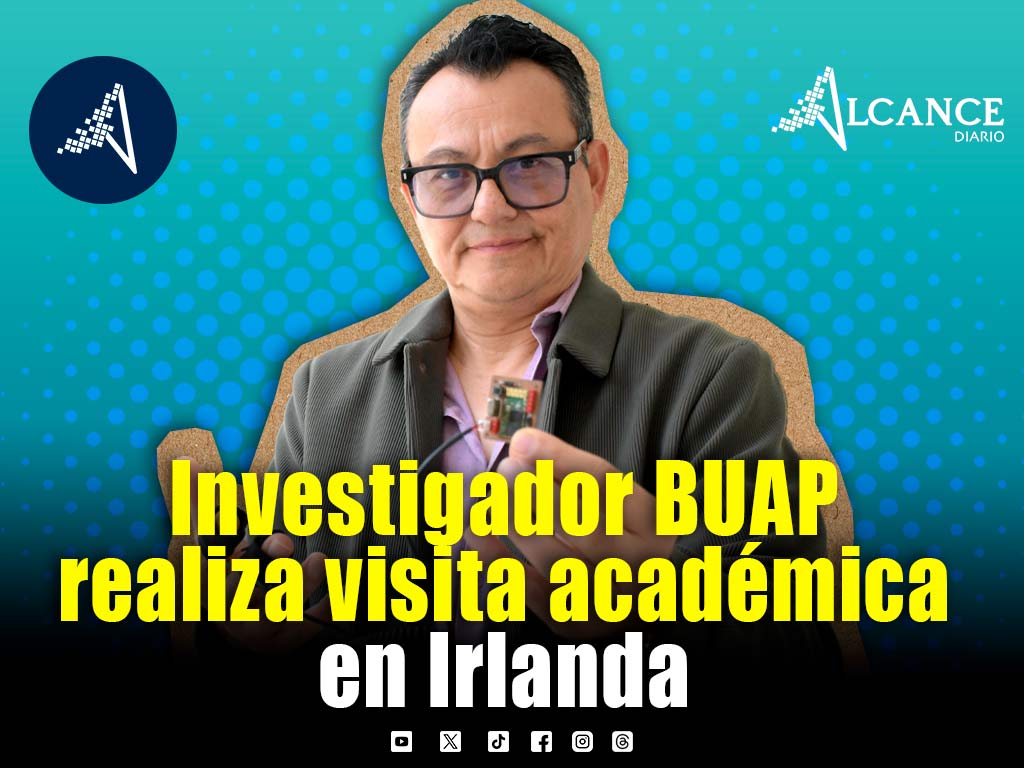 Investigador BUAP lleva a Irlanda su glucómetro no invasivo con Inteligencia Artificial