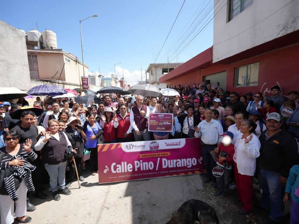 Arrancan acciones de rehabilitación vial en la Junta Auxiliar La Resurrección