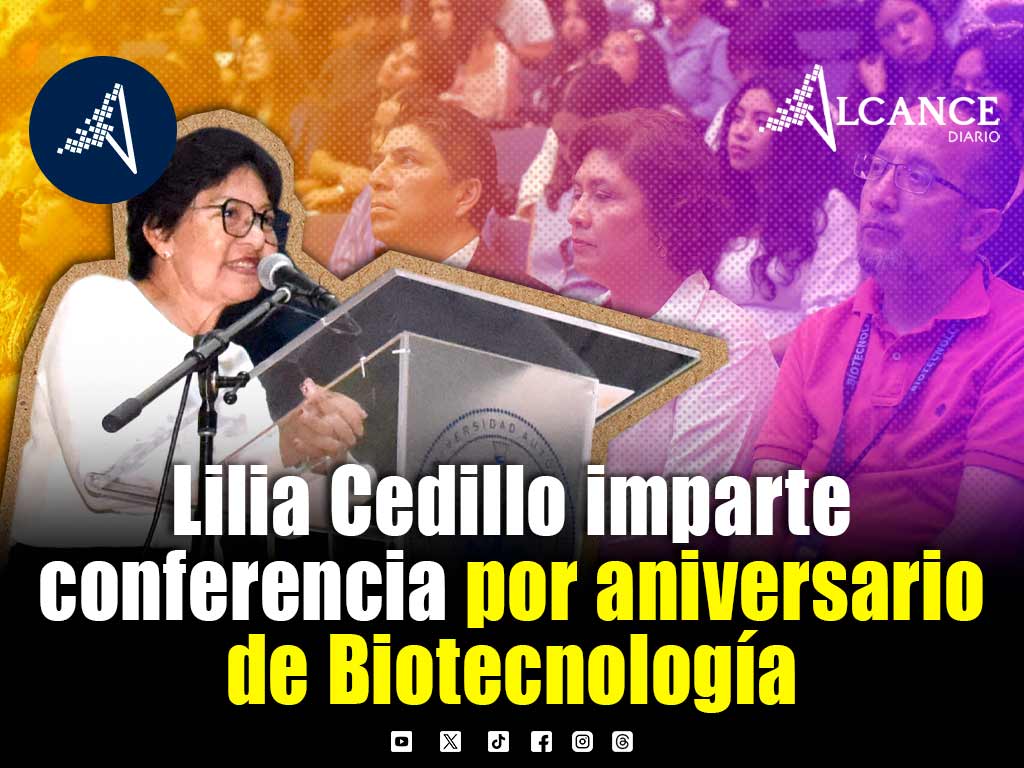 Dicta conferencia Rectora Lilia Cedillo en conmemoración del XIII aniversario Biotecnología