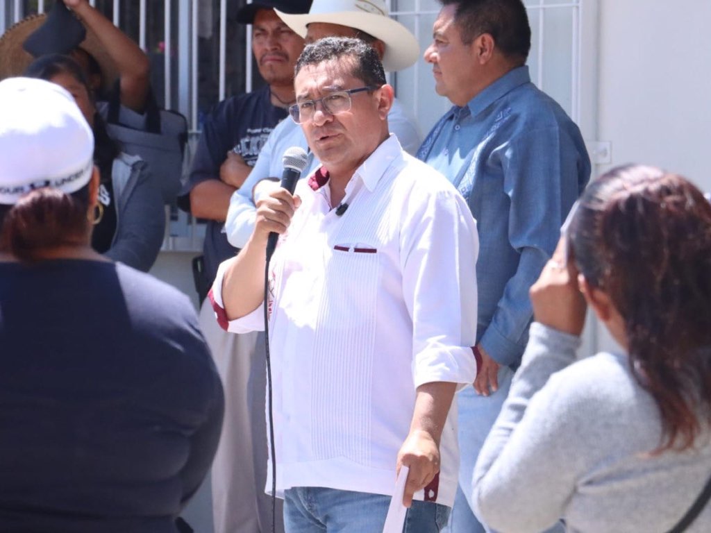 Acompaña Pável Gaspar arranque de obra en Tepexi de Rodríguez