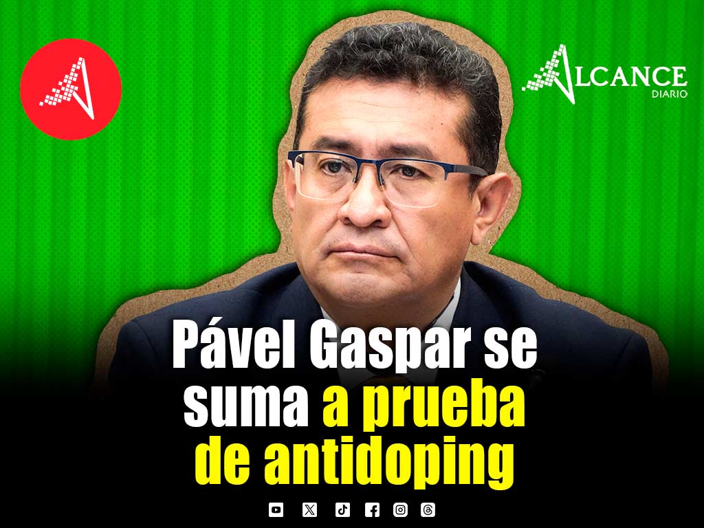 Pável Gaspar respalda antidoping para candidatos y anuncia que se someterá a la prueba