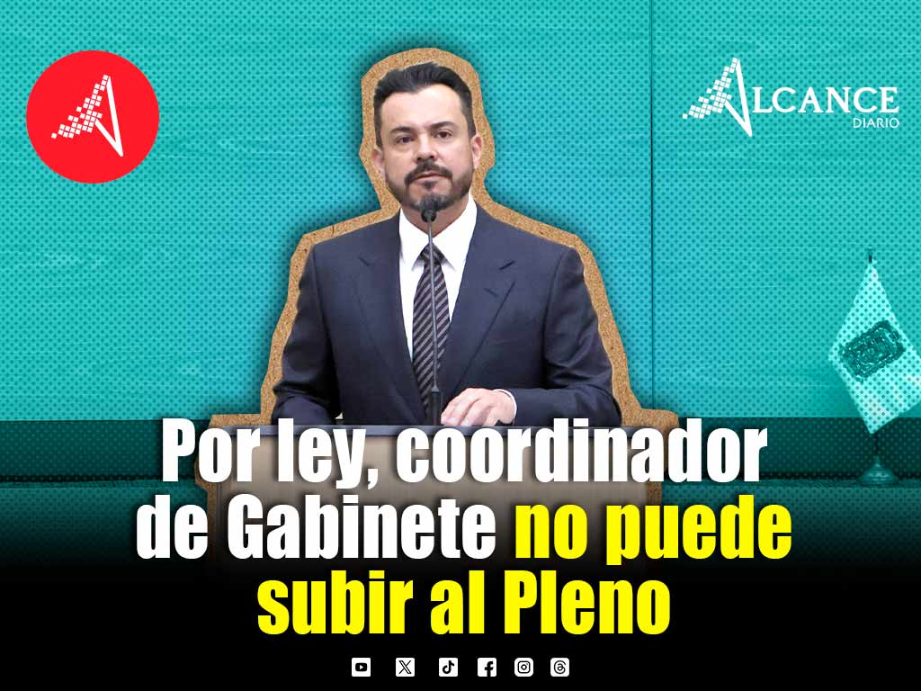 Por normativa, coordinador de Gabinete no puede participar en Pleno del Congreso: Pável Gaspar