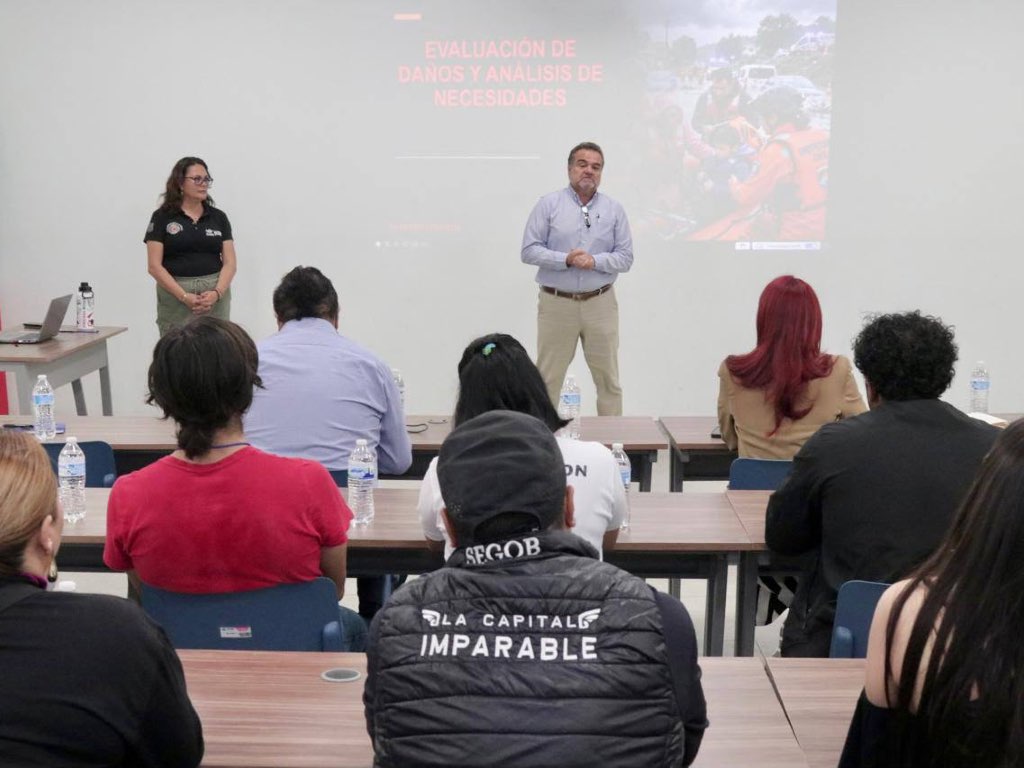 Refuerza gobierno de Puebla capital preparación ante emergencias y desastres