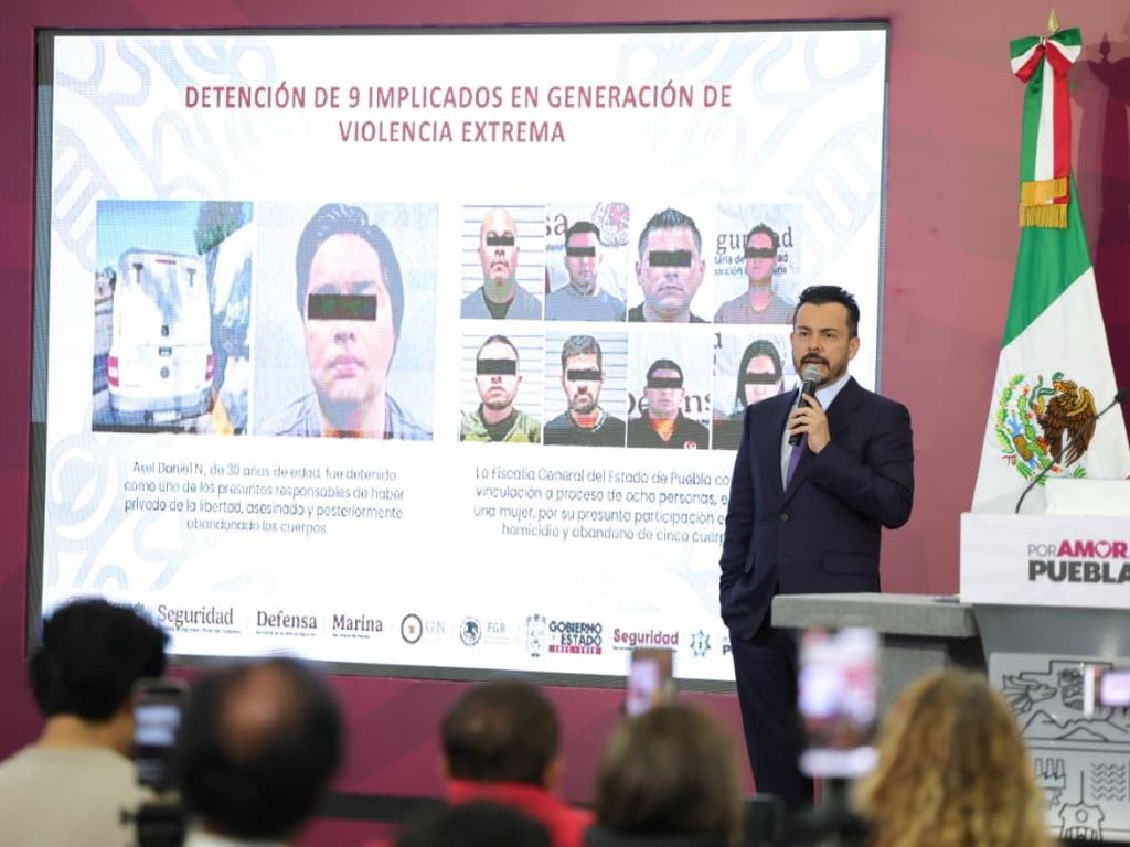 Puebla reduce delitos prioritarios y refuerza estrategia de seguridad en 2026