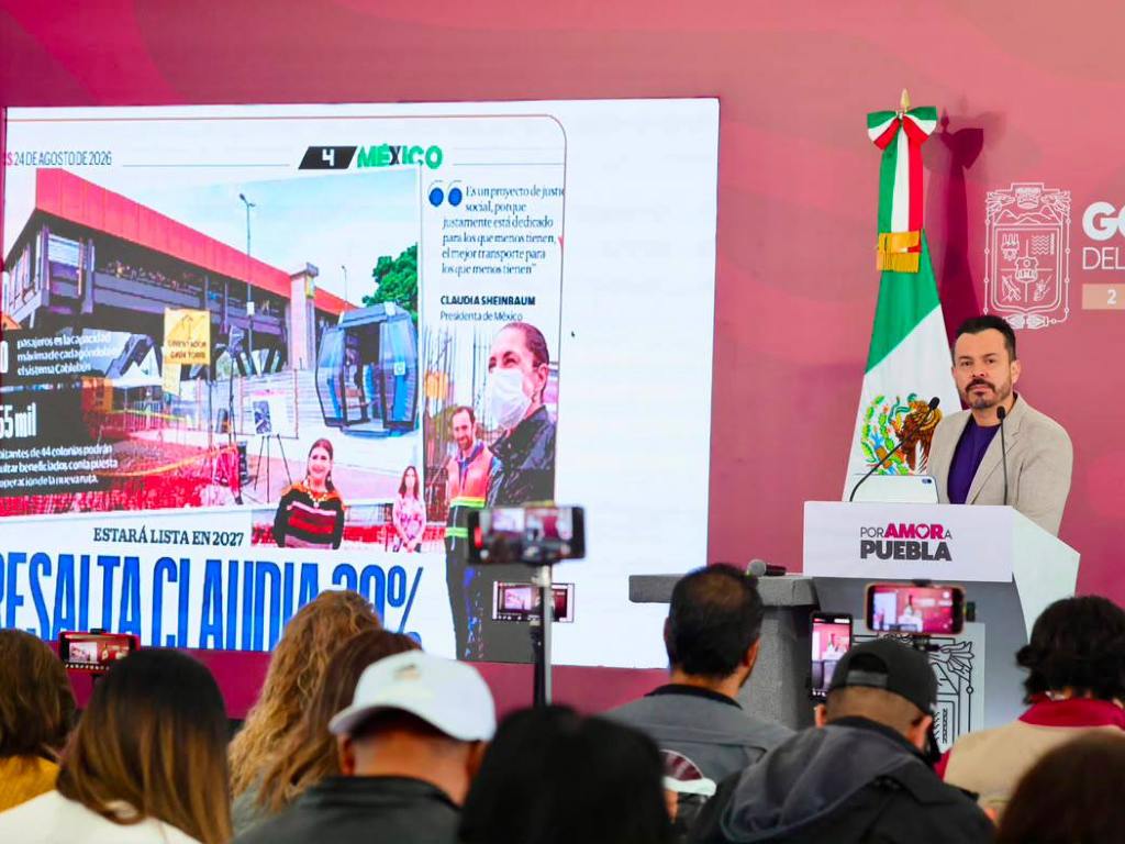 Resalta García Parra movilidad segura y ahorro con el Sistema de Transporte por Cable