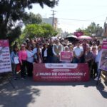 Arranca construcción del muro de contención en San Sebastián de Aparicio
